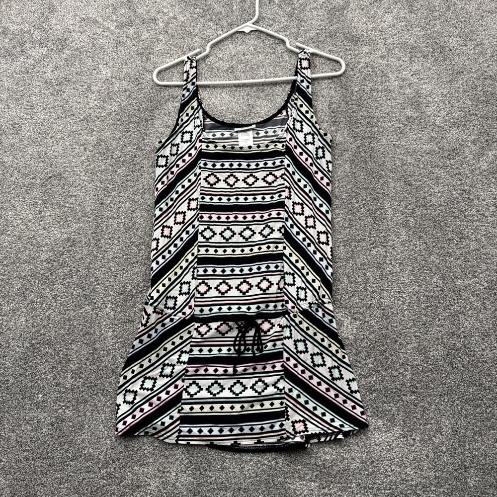 Coco Rave Swim Dress Womens Medium Boho Aztec Tribal Festival Y2K Inspired Chic